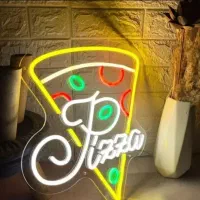 تابلو ال ای دی ساندویچ خوراک همبرگر پیتزا هات داگ