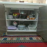 کابینت زمینی آماده درحد نو چوبی مشابه هایگلس|مصالح و تجهیزات ساختمان|رشت, چمارسرا|دیوار