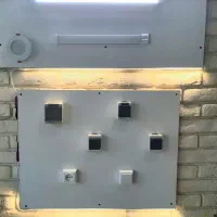 فروش انواع براکت مهتابی شاهچراغ و لامپ|لامپ و چراغ|قم, کوه سفید|دیوار