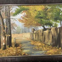 تابلونقاشی رنگ روغن روی بوم