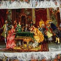 تابلو فرش دستباف ابریشم پاسورباز