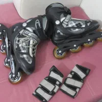 کفش اسکیت رولر بلید با یک جفت مچ بند