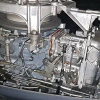 فروشی تشت۲۲فوت  موتور یاماها ۵۵ هندلی تازه تعمیر