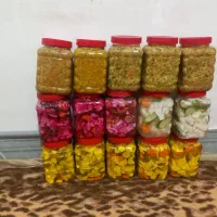 ترشی آبغوره آبلیمو آب نارنج خیار شور وزیتون