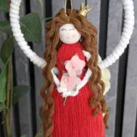 عروسک مکرومه|صنایع دستی و سایر لوازم تزئینی|کیش, |دیوار