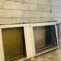 درب حیاطی بزرگ سه لنگه