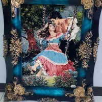 تابلو فرش مرد و زن|تابلو فرش|فولادشهر, B8|دیوار