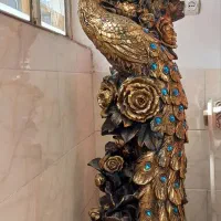 ساعت ایستاده مدل طاووس