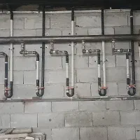 لوله کشی گاز بصورت روکار و زیر کار