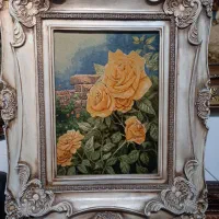 تابلو فرش گلدان لیوانی چله ابریشم ۶۰*۸۰ golha|تابلو فرش|تهران, نارمک|دیوار