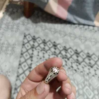 انگشتر کار دست  نقره پنبه