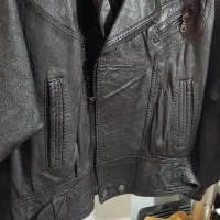 کاپشن چرم اصل وینتیج آمریکایی