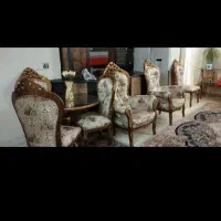 مبل و نهار خوری و ویترین استیل چوب راش|مبلمان خانگی و میز عسلی|گلپایگان, |دیوار