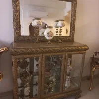 آینه کنسول میز شیشه ای