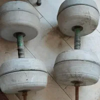 ۴ تا دمبل ۲۲ کیلویی و ۱۵ کیلویی