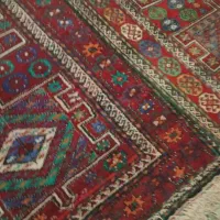 دوعدد فرش دست باف|فرش|بومهن, |دیوار