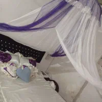 تخت خواب با دوتا پاتختی  تشک وروتختی