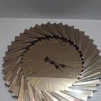 ساعت دیواری آینه ای خورشیدی