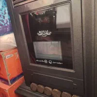 بخاری گازی طرح شومینه چدن|بخاری، هیتر، شومینه|کرج, شهرک بنفشه|دیوار