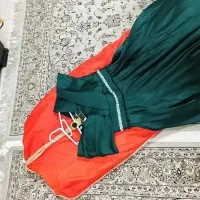 لباس مجلسی سبزدرباری 40