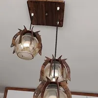لوستر چوبی شیک