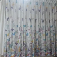 پرده حریر شیک و زیبا|پرده، رانر، رومیزی|تهران, نیروی دریایی|دیوار