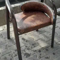 صندلی چهارپایه ثابت فلزی