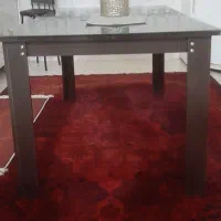 میز ناهارخوری ۶ نفره همراه با شیشه|میز و صندلی غذاخوری|ایلام, |دیوار