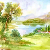 آموزش تدریس نقاشی آبرنگ پاستل‌ کودکان بزرگسالان