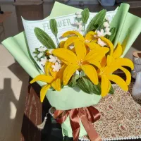دسته گل ابدی مخملی هدیه روز دختر