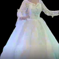 لباس عروس پر کلوش در حد نو|لباس|تهران, آهنگ|دیوار