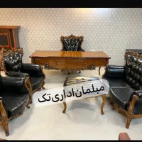 مبل اداری /میزالماسصفحه جناقی هشت پایه|مبلمان اداری|چهاردانگه (تهران), |دیوار