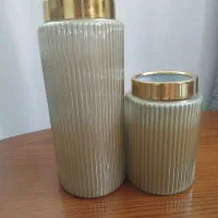 دو عدد گلدان