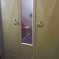 کمد فلزی با اینه کابینت فلزی چوب لباسی