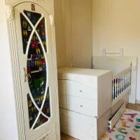 سرویس خواب نوزاد نوجوان برند آوند چوب|تخت و سرویس خواب|پردیس, فاز ۴|دیوار