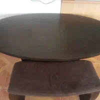 میز نهار خوری با نیمکتش|میز و صندلی غذاخوری|اندیشه, اندیشه فاز ۴|دیوار