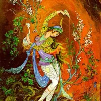 ترسیم. بر دیوار  ارم. قدوسی قصرالدشت  ارم ملاصدرا