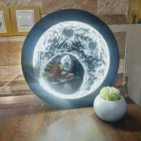 ماه و اینه|آینه|یزد, |دیوار