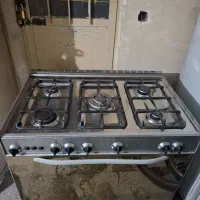 گاز پنج شعله استیل فر دار