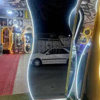 آینه دفرمه نئون دار ارسال رایگان|آینه|یاسوج, |دیوار