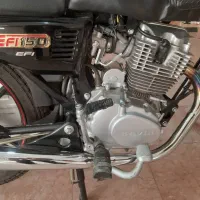 موتور efi150 cc کویر موتور رینگ اسپرت استارتی دیسک|موتورسیکلت|اصفهان, کشاورزی|دیوار