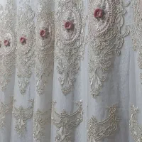 دو عدد پرده 3متری با کتیبه و زیر پرده