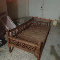 تخت سنتی چوبی۲عدد|صندلی و نیمکت|میناب, |دیوار