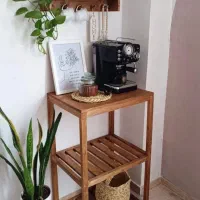 کافه بار ایستاده چوبی