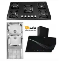 هود وسینک وگاز&با لگن های عمیق