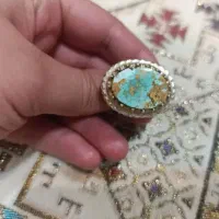 نقره دستسازقلم زنی فیروزه نیشابوراصل امضادار|جواهرات|شیراز, آزادگان|دیوار