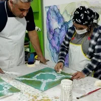 آموزش میکروسمنت و پتینه|صنایع دستی و سایر لوازم تزئینی|رشت, نظری|دیوار