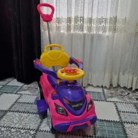 ماشین چهارچرخه دخترونه با دسته متحرک