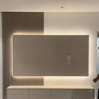 تی وی وال اجرایی تخصصی یک روزه با طراحی خاص|میز تلویزیون|گلبهار, شهر جدید گلبهار|دیوار