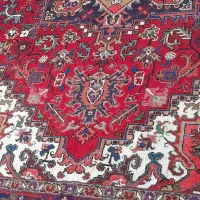 ۲ تخته فرش ۹ متری نقشه هریس تاجری زمینه لاکی|فرش|اسکو, |دیوار